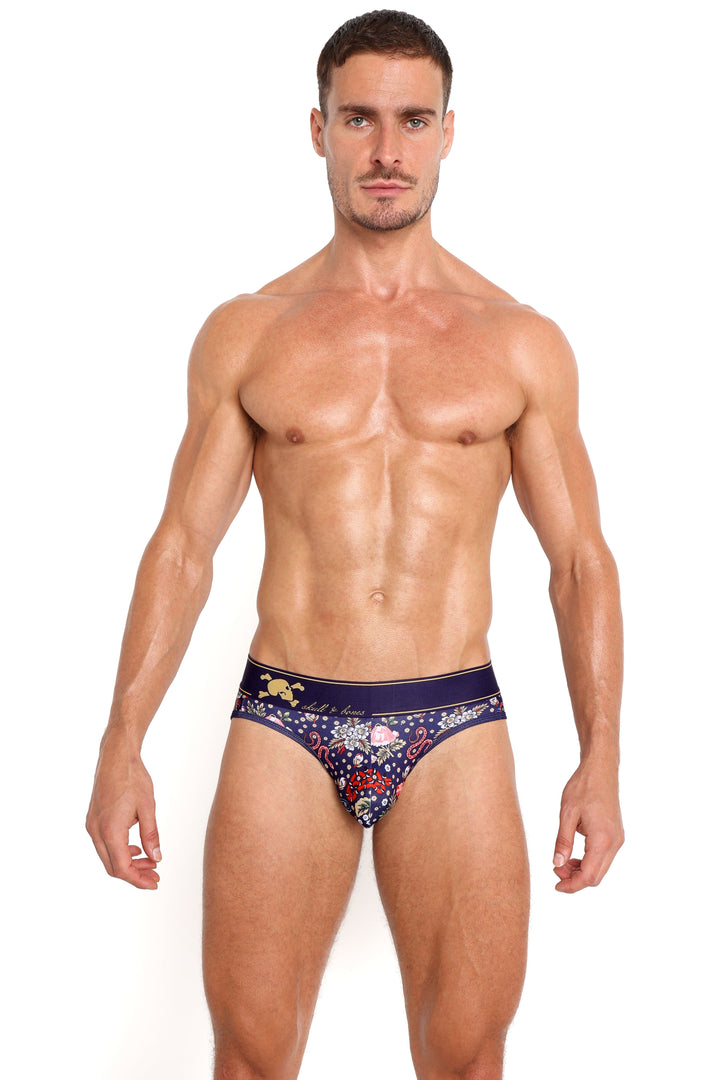 Ditsy Snake Floral Y-Jock