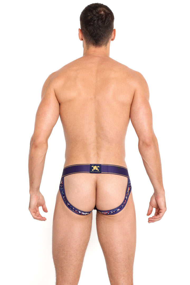 Ditsy Snake Floral Y-Jock