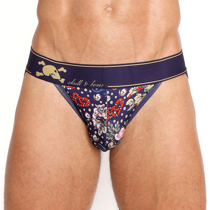 Ditsy Snake Floral Sport Brief