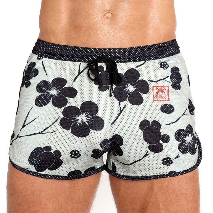 Japanese Floral Mesh Short