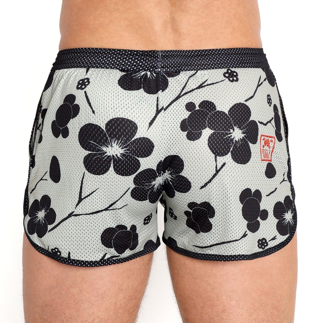 Japanese Floral Mesh Short