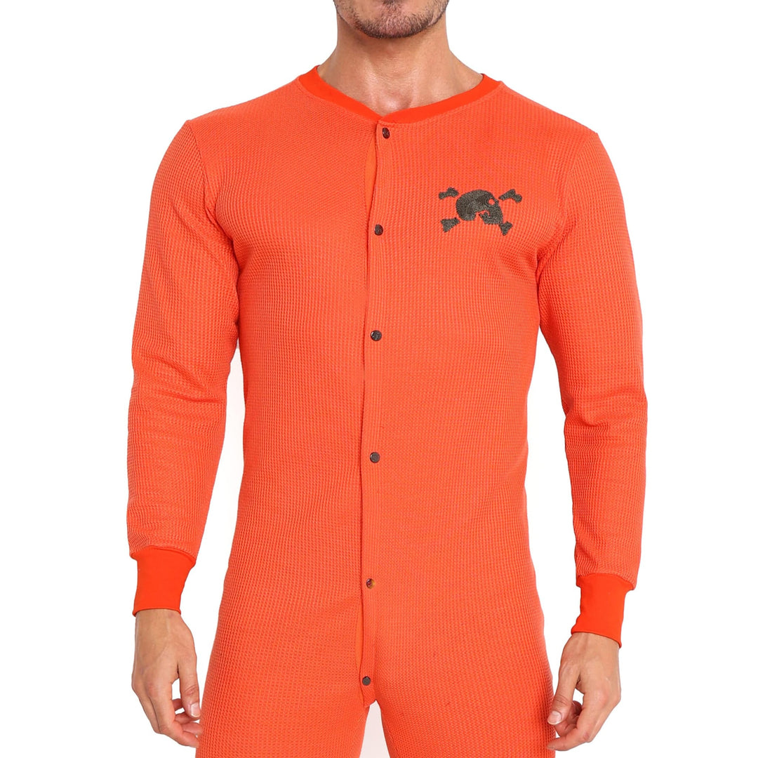 Skull and BonesS&B Signature Union Suit Orange