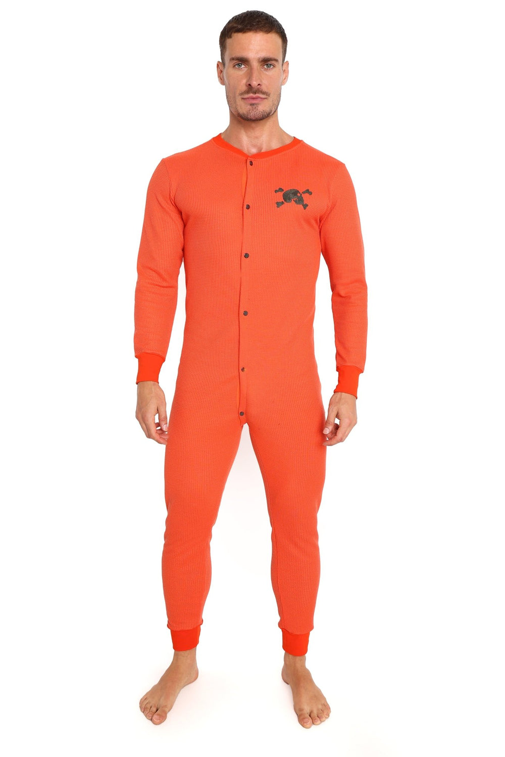 Skull and BonesS&B Signature Union Suit Orange