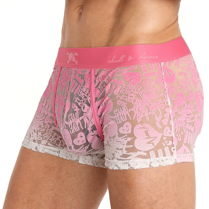 Love Bites Burnout Pink Ombre Trunk