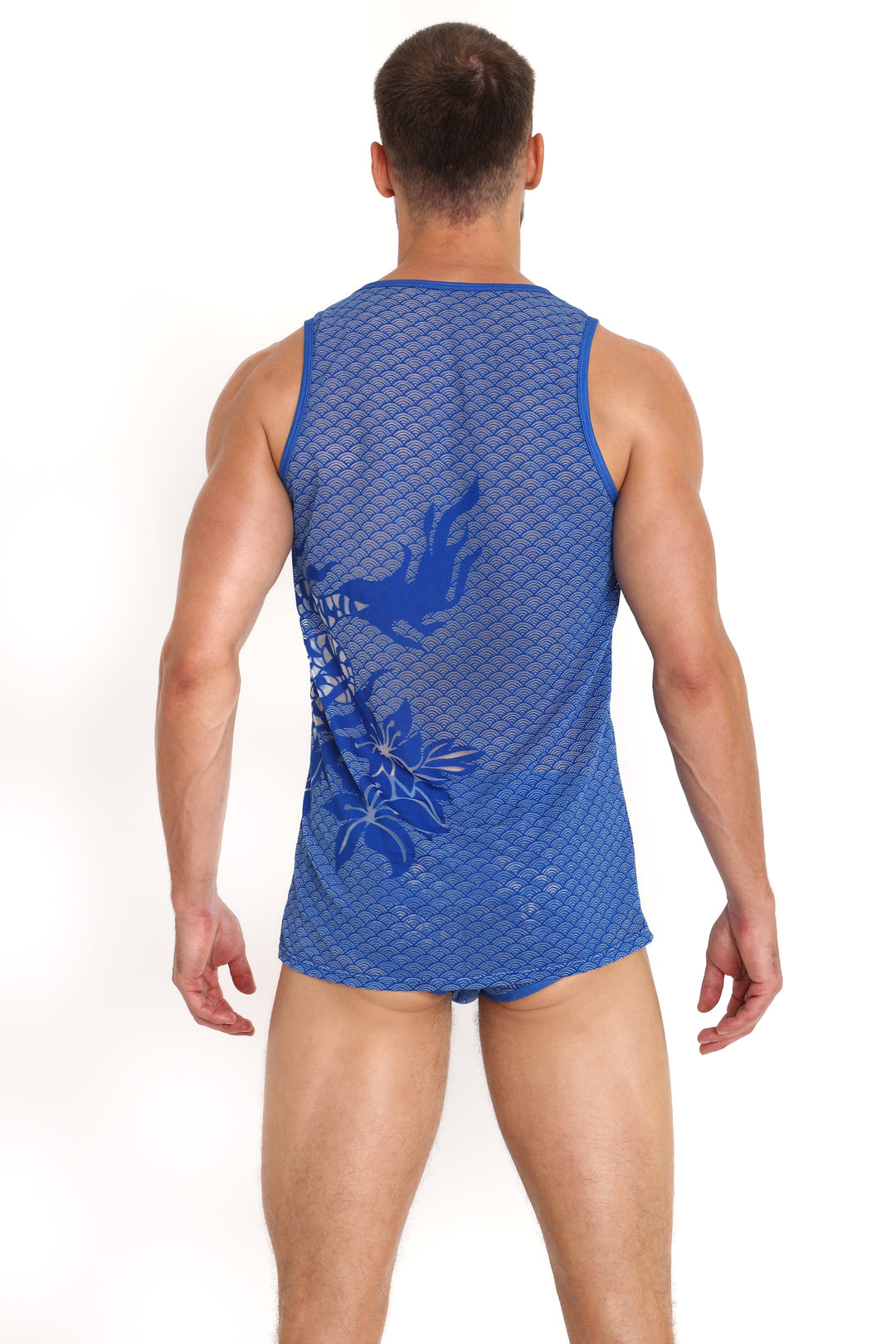 Dragon Burnout Blue Tank