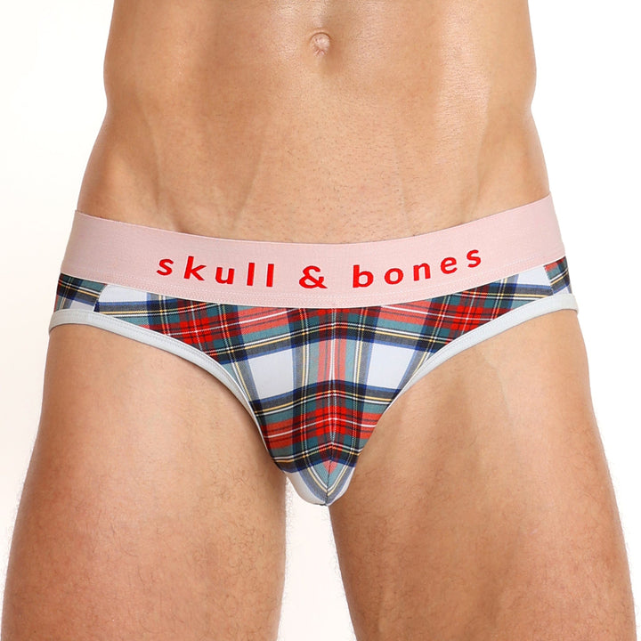 Tartan Plaid Y Jock White