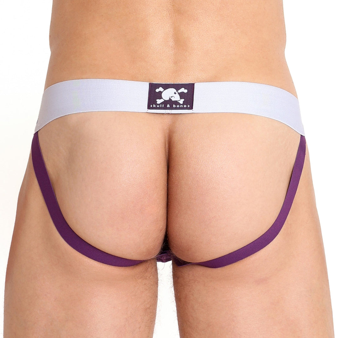 Floral Lace Purple Jockstrap