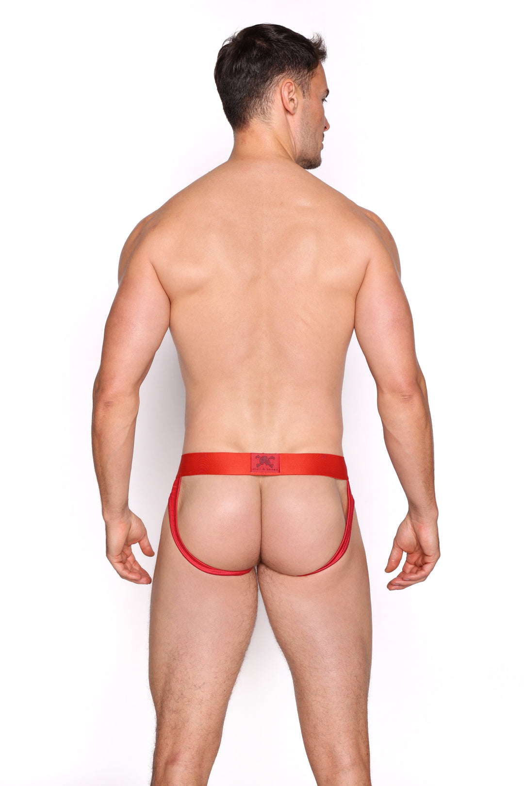 Just The Bones Sheer Red Stripe Y Jock