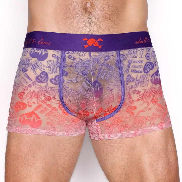 Love Bites Burnout Purple Ombre Trunk