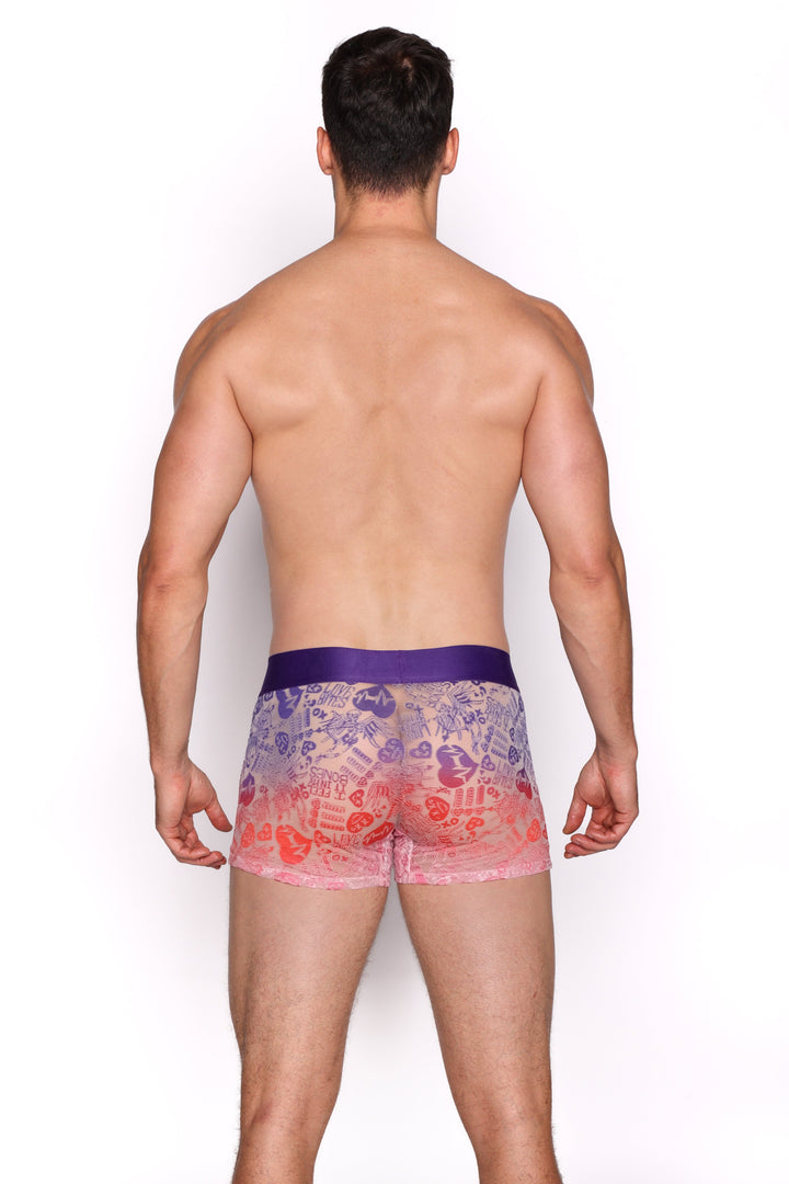 Love Bites Burnout Purple Ombre Trunk