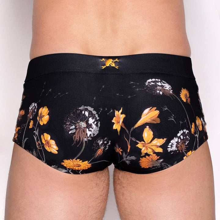 Dandelion Black Swim Trunk