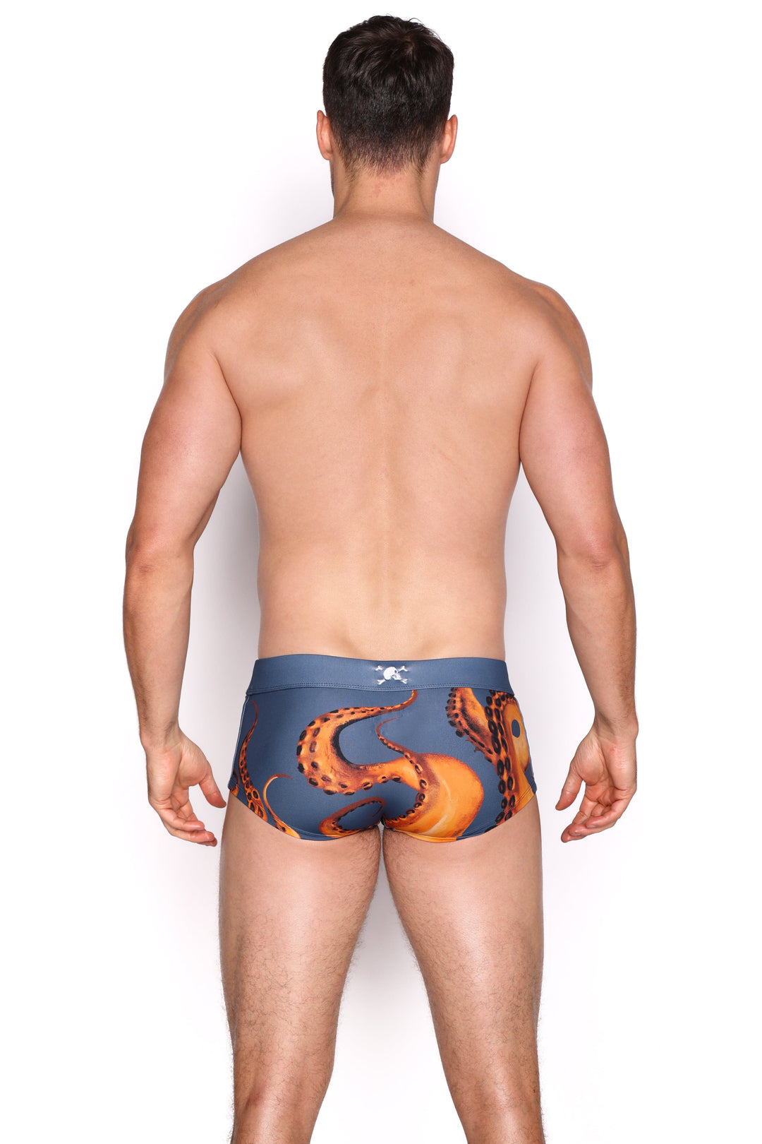 Octopus Blue Swim Trunk
