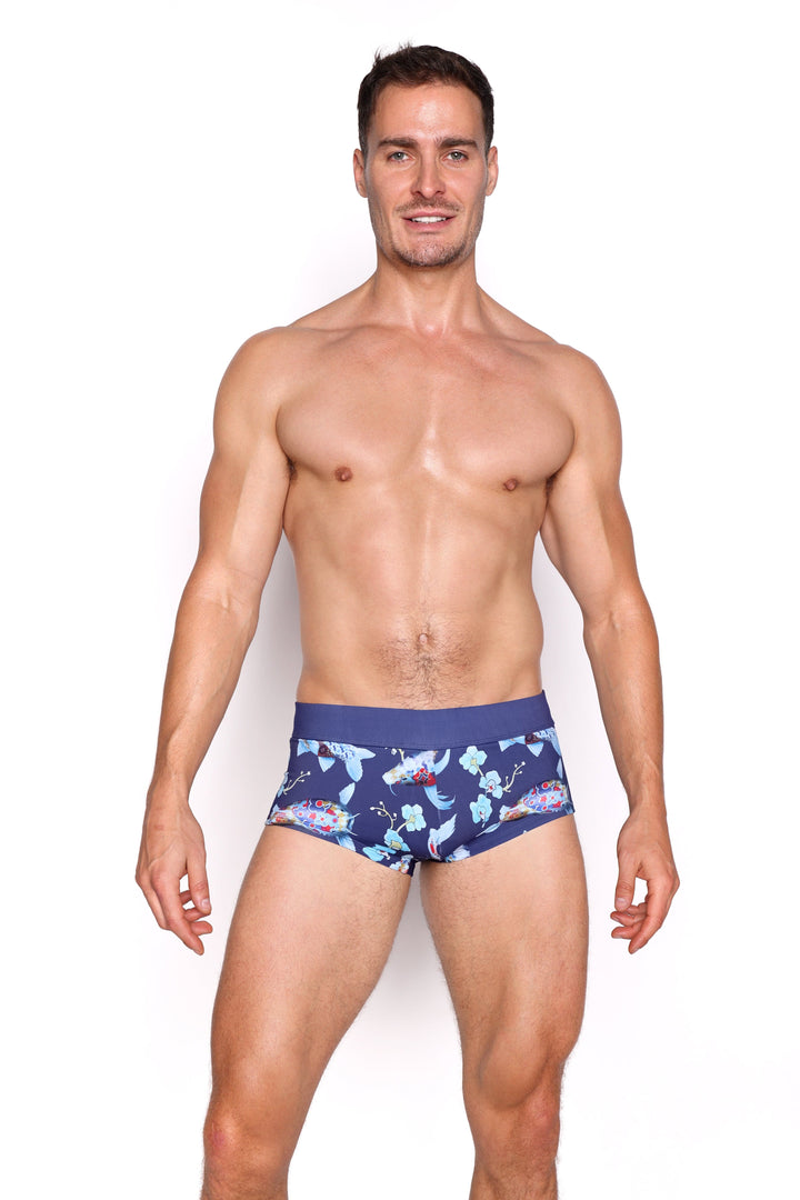 Koi Blue Swim Trunk