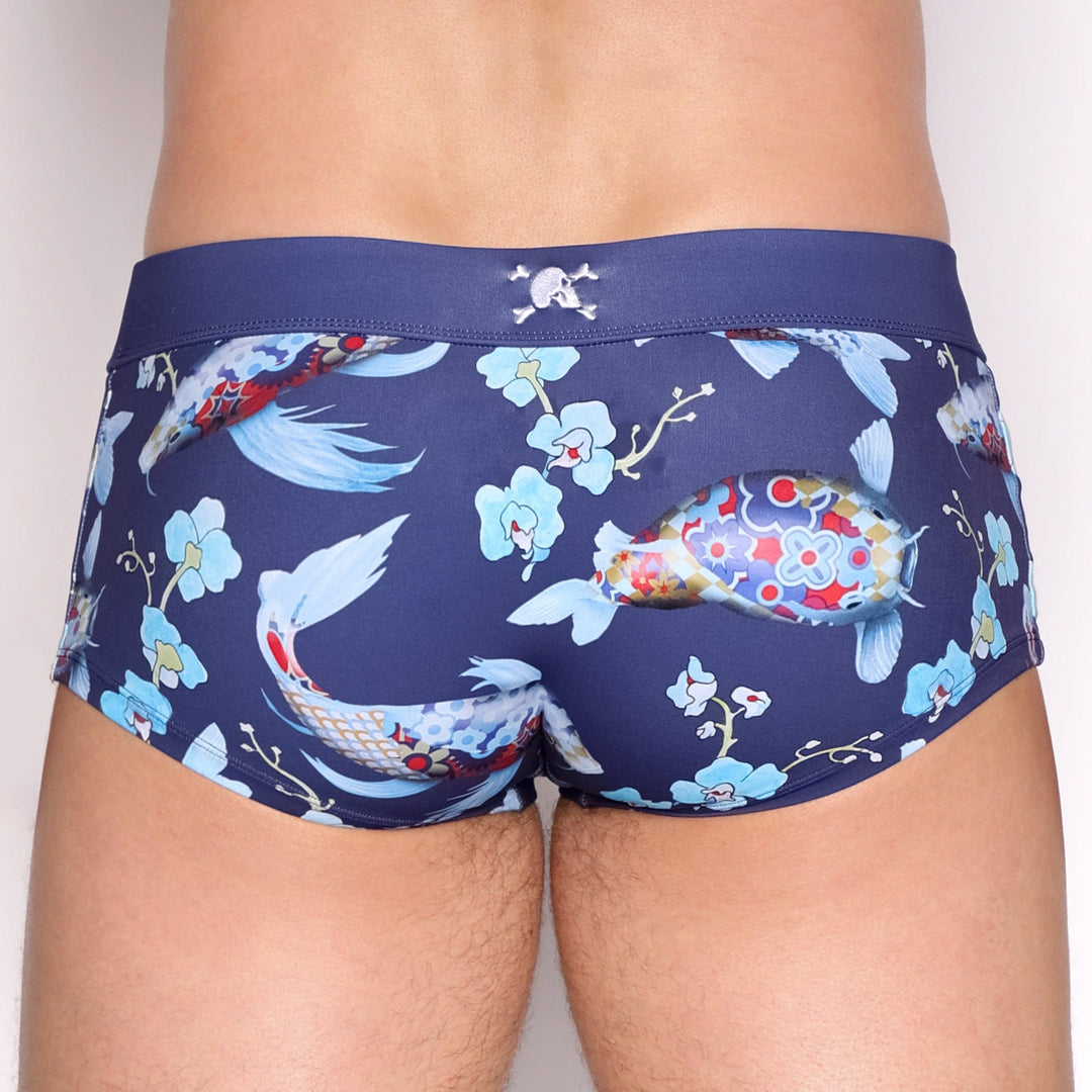 Koi Blue Swim Trunk