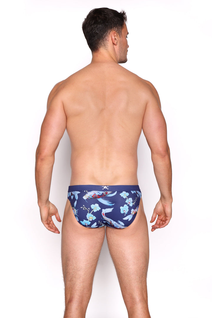 Koi Blue Swim Brief