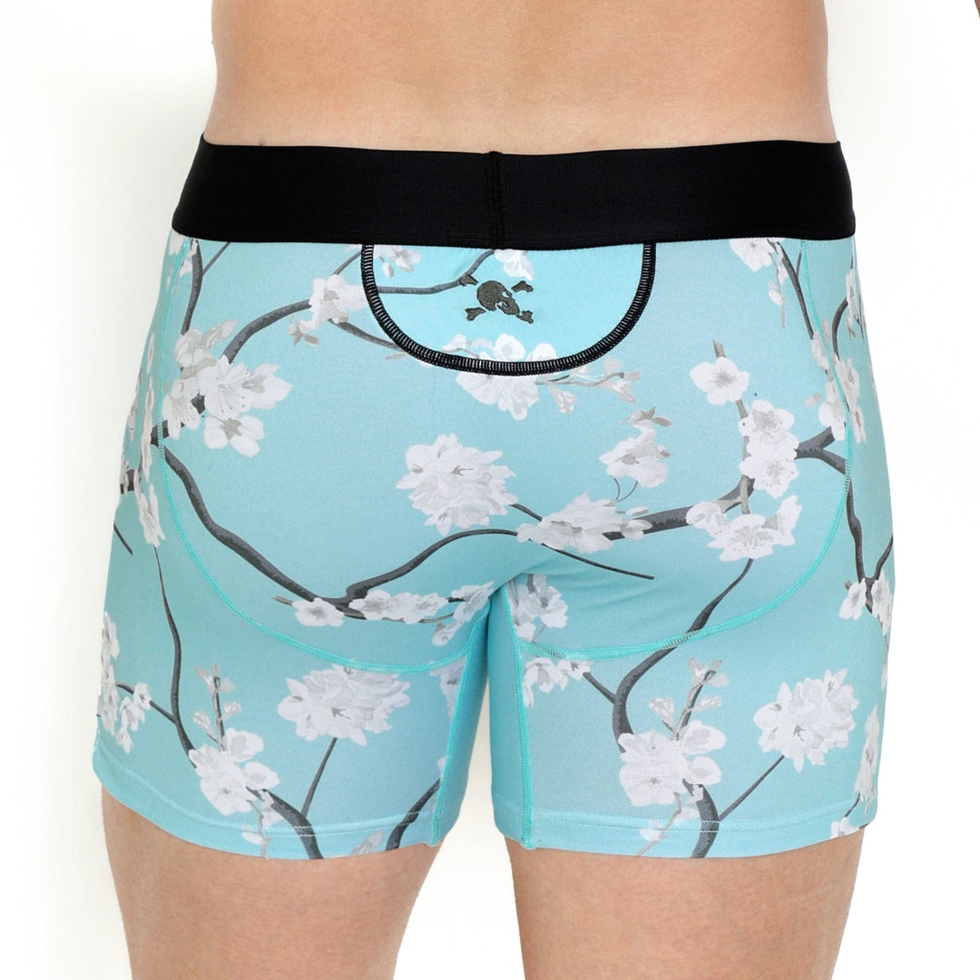 Cherry Blossom Boxer Brief Sky