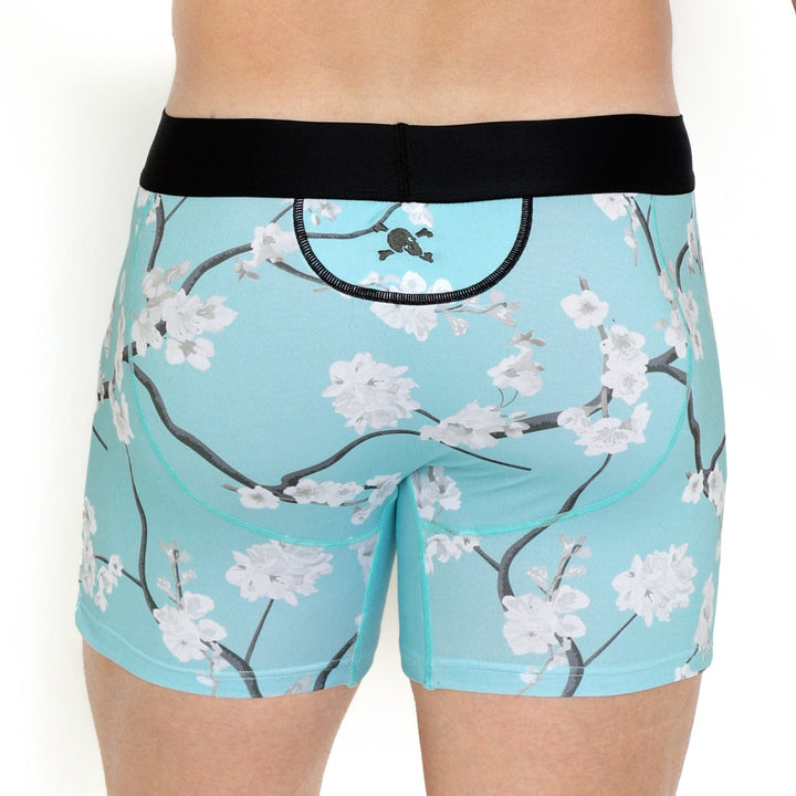 Cherry Blossom Boxer Brief Sky