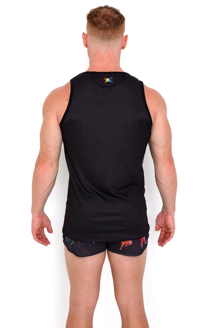 Ombre Japanese Dragon Black Tank