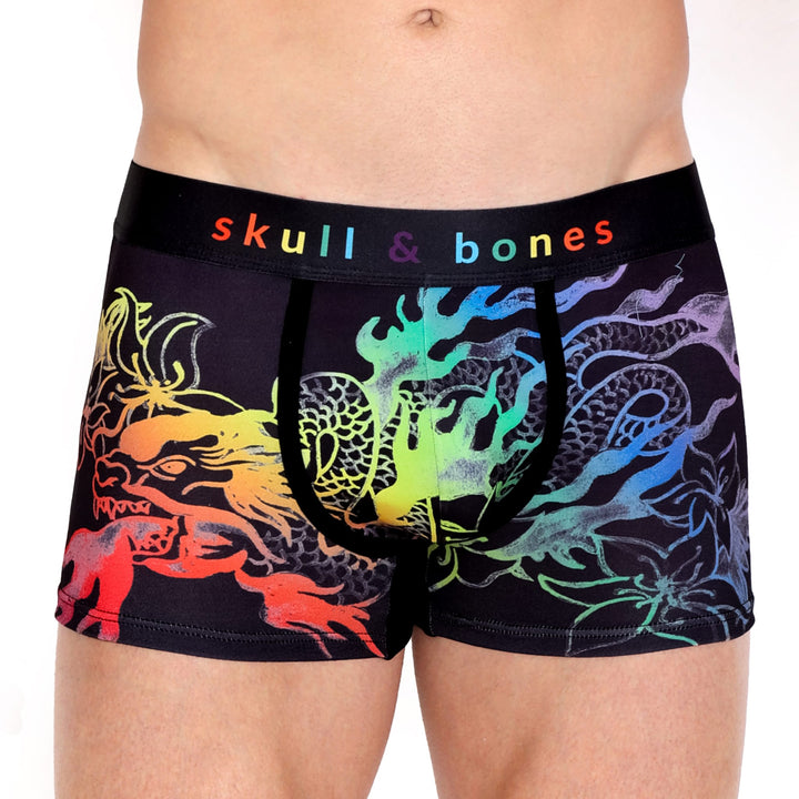 Ombre Japanese Dragon Black Trunk