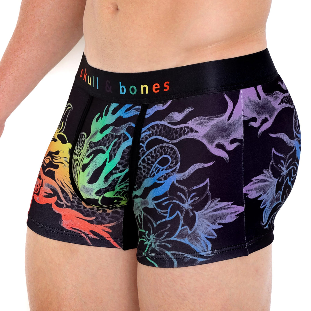 Ombre Japanese Dragon Black Trunk