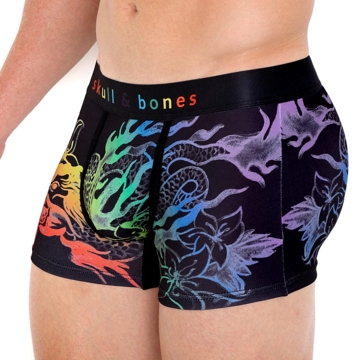 Ombre Japanese Dragon Black Trunk