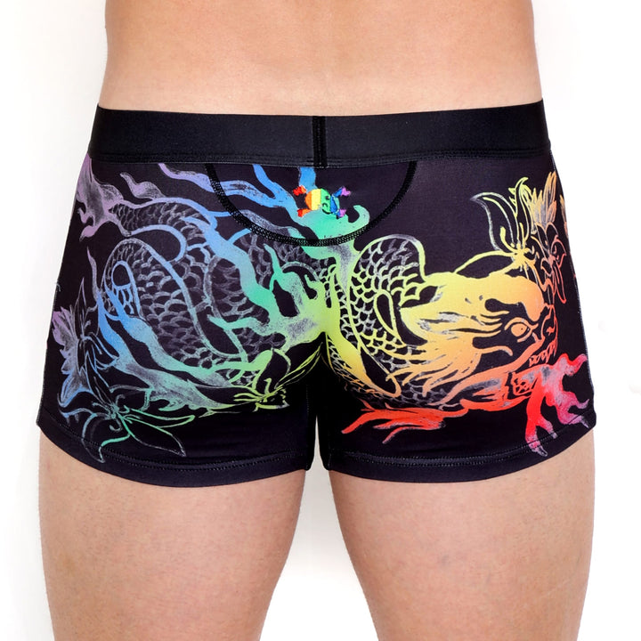 Ombre Japanese Dragon Black Trunk