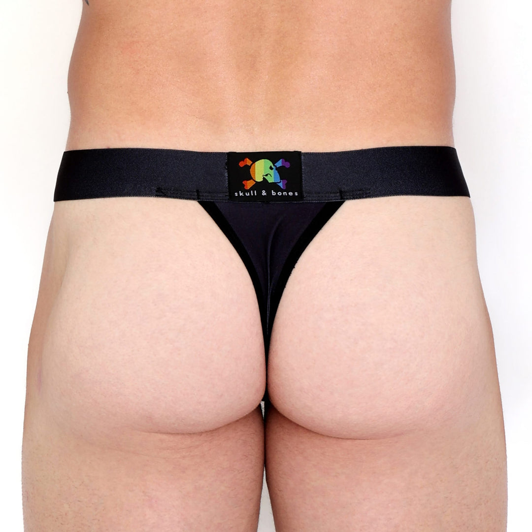 Ombre Japanese Dragon Black Thong