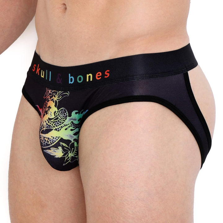Ombre Japanese Dragon Black Y-Jock