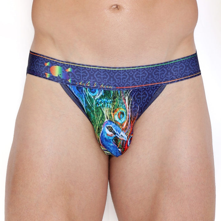 Peacock Rainbow Midnight Sport Brief