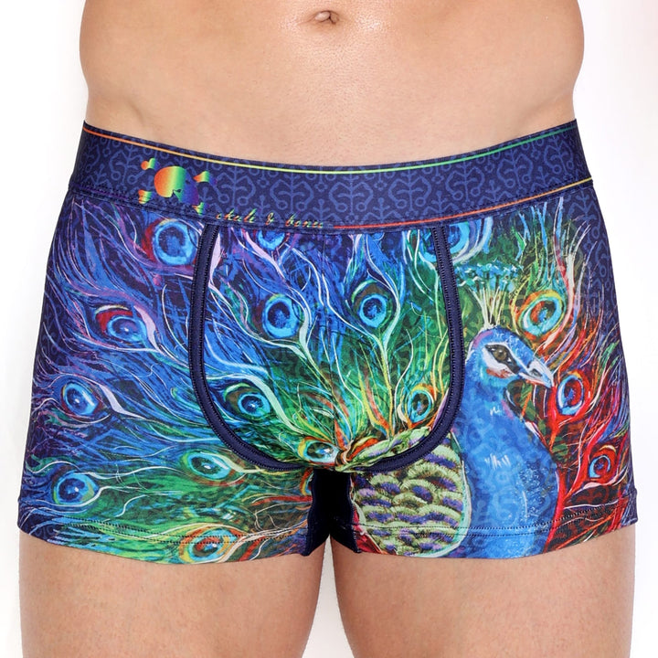 Peacock Rainbow Midnight Trunk