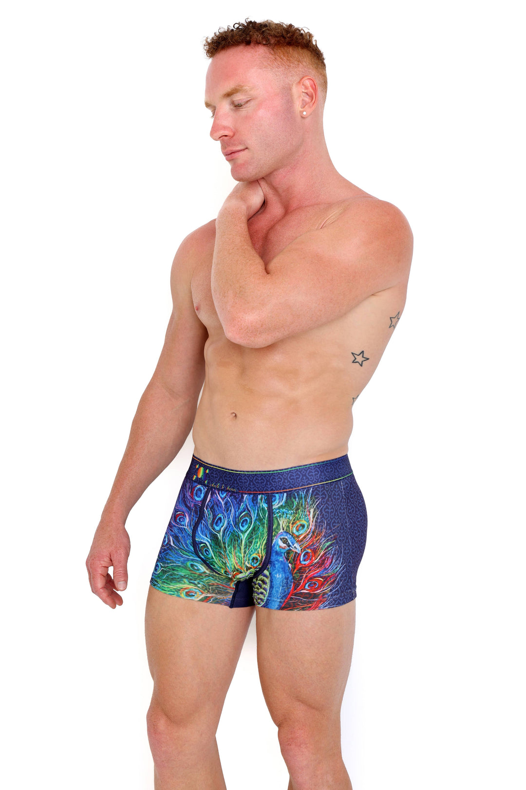 Peacock Rainbow Midnight Trunk
