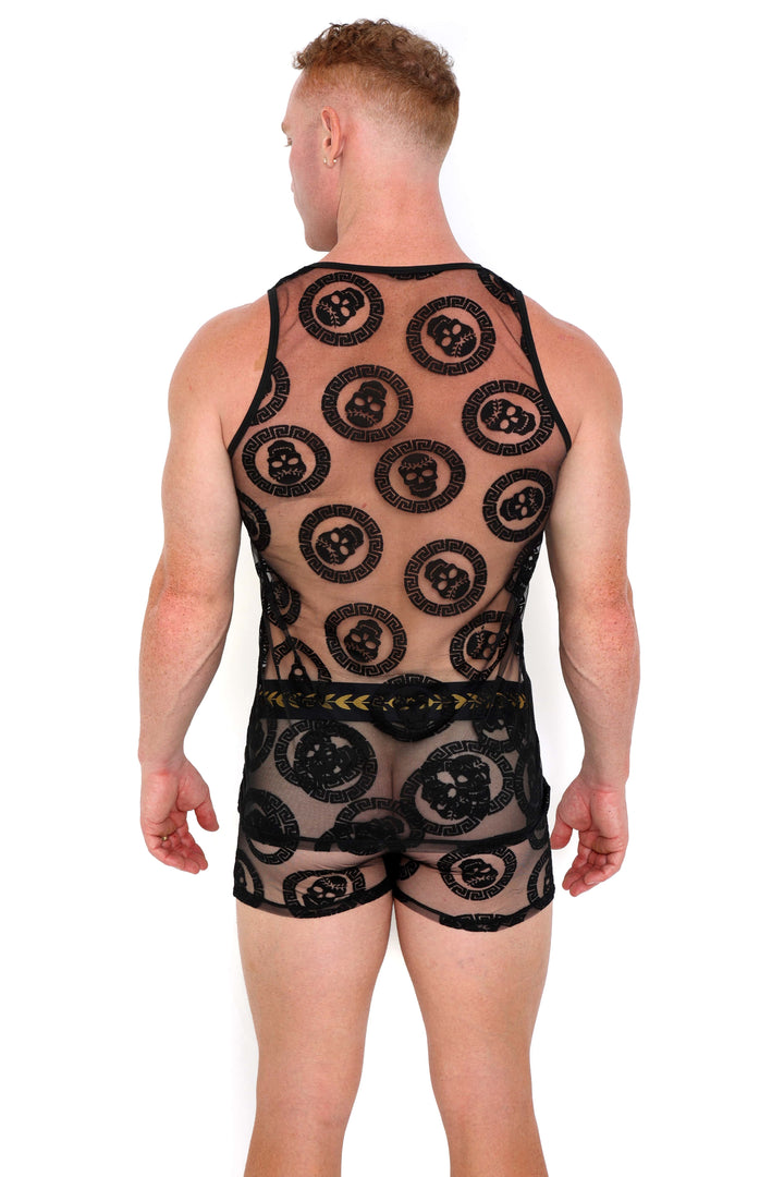 Roman Medallion Burnout Tank