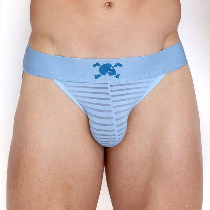 Just The Bones Sheer Sky Stripe Sport Brief