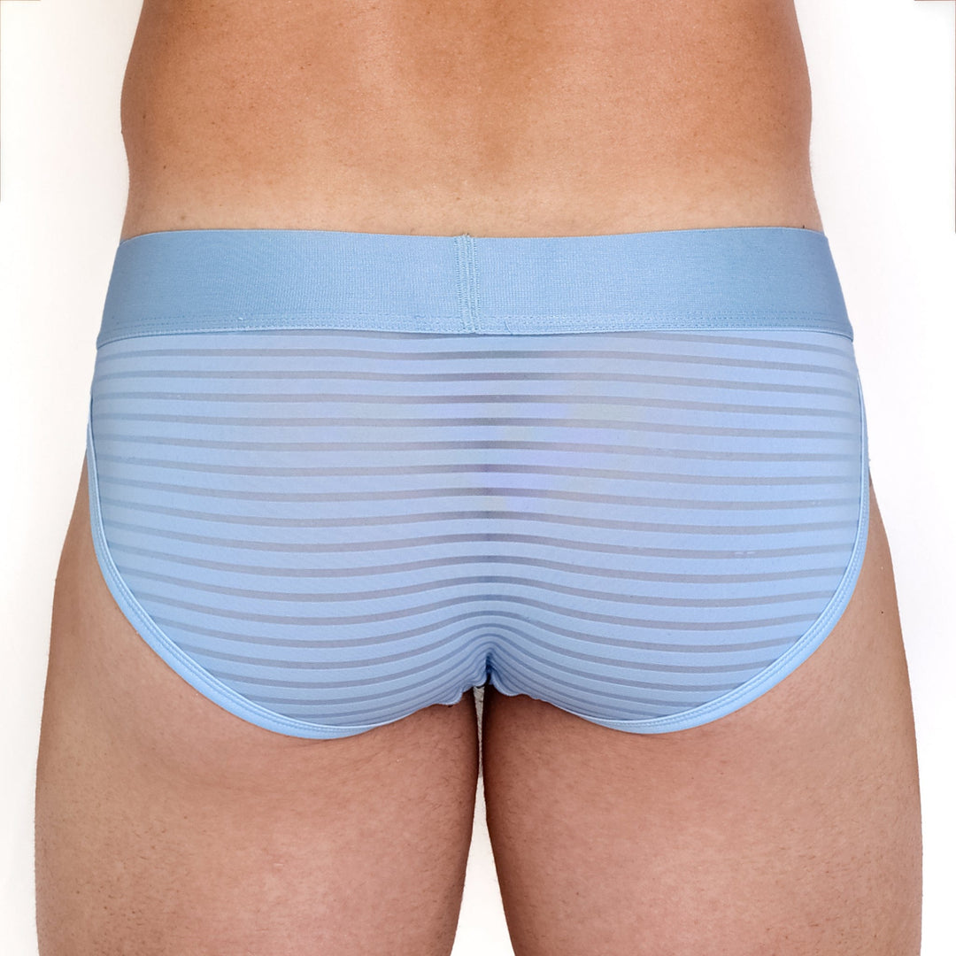 Just The Bones Sheer Sky Stripe Sport Brief