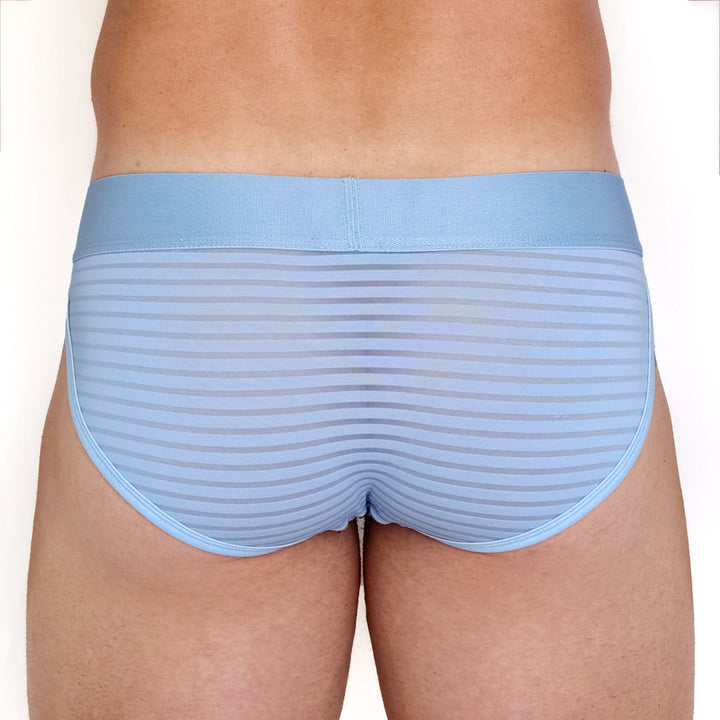 Just The Bones Sheer Sky Stripe Sport Brief