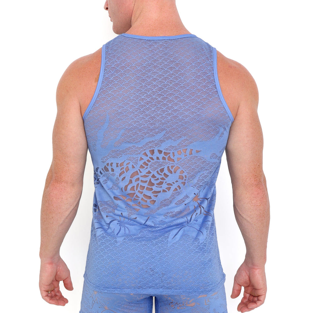 Dragon Burnout Periwinkle Tank