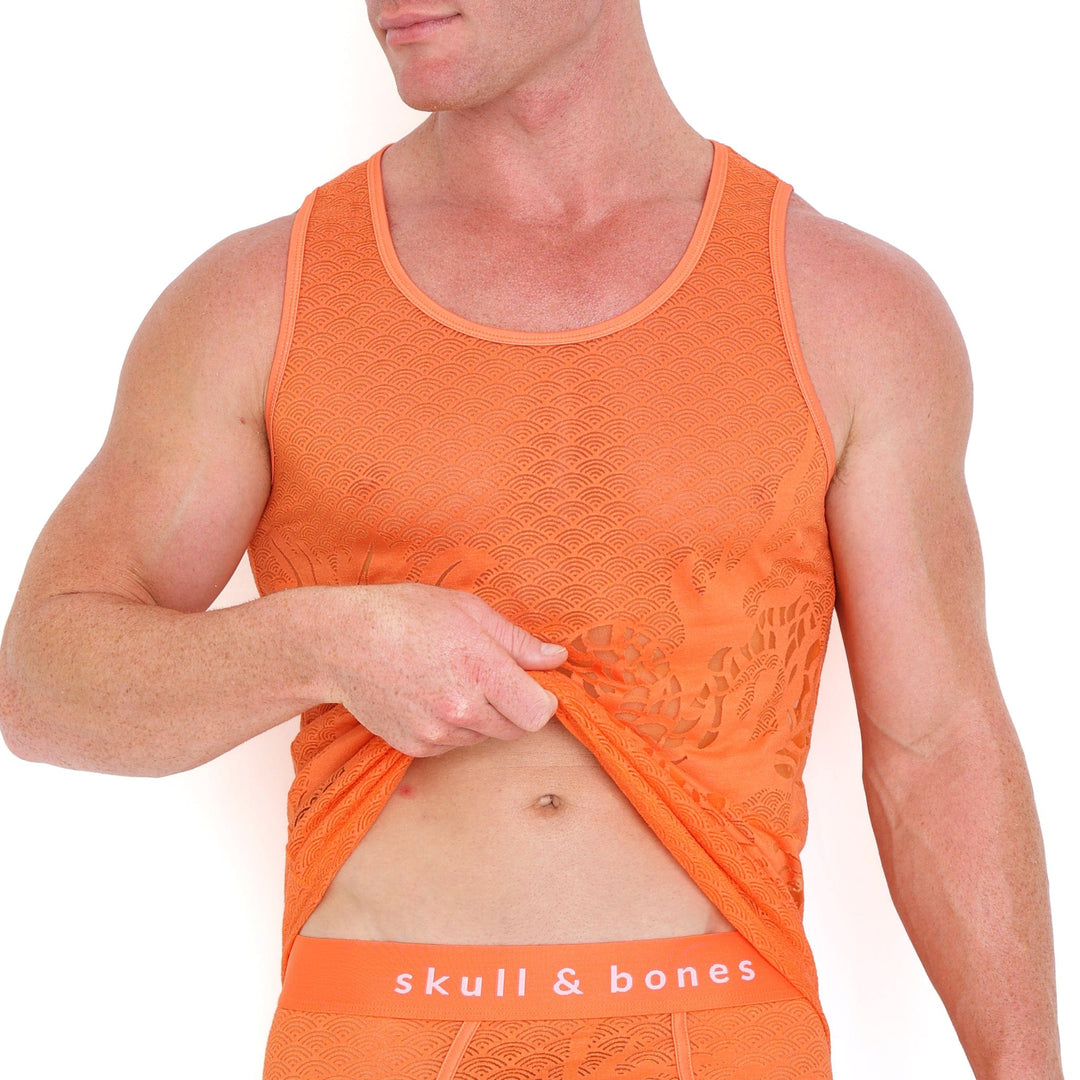 Dragon Burnout Orange Tank