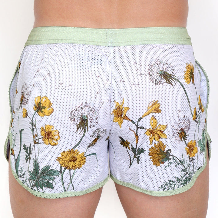 Dandelion White Mesh Short