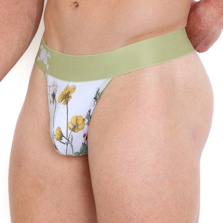 Dandelion White Thong