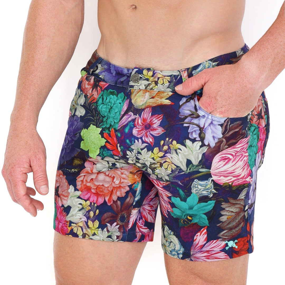 New Floral Bouquet Knit Short