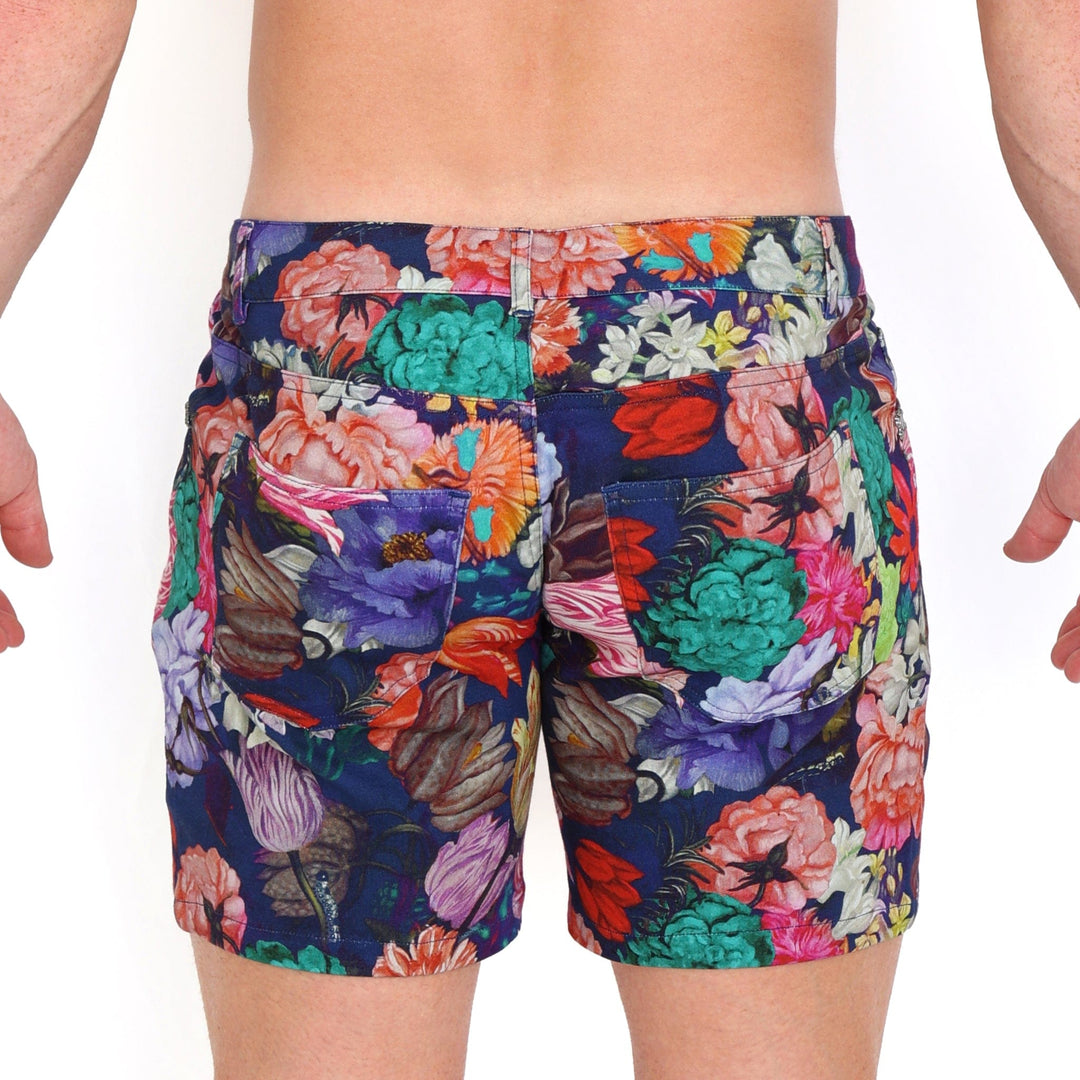 New Floral Bouquet Knit Short