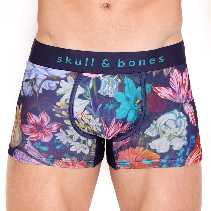 New Hand Painted Floral Bouquet Trunk