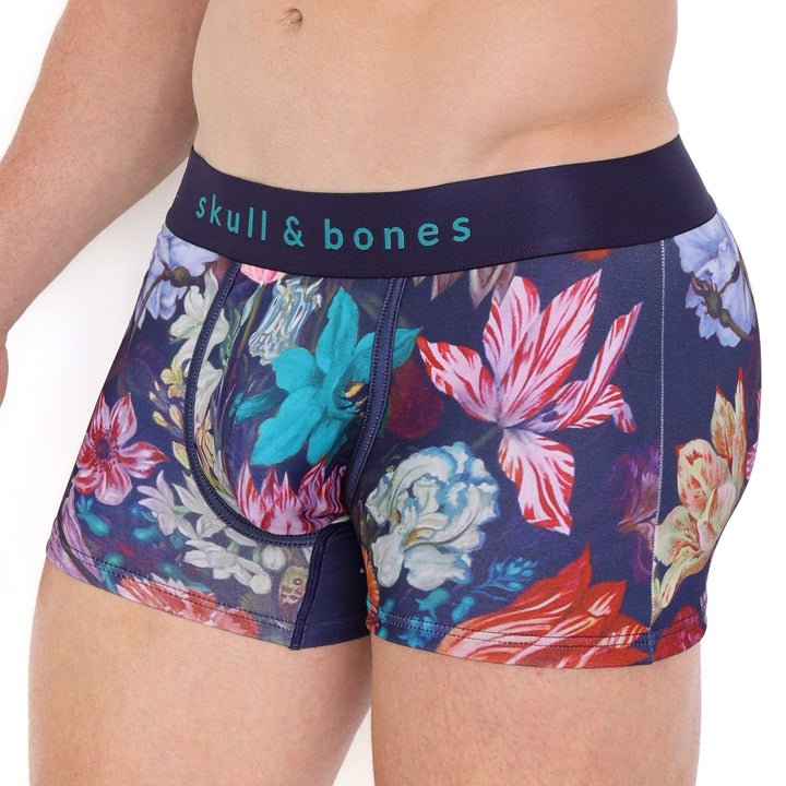 New Hand Painted Floral Bouquet Trunk