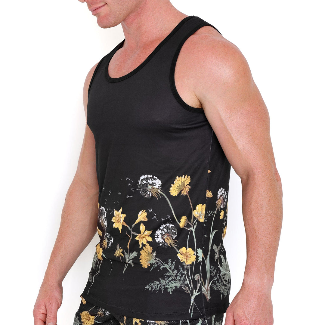 Dandelion Black Tank