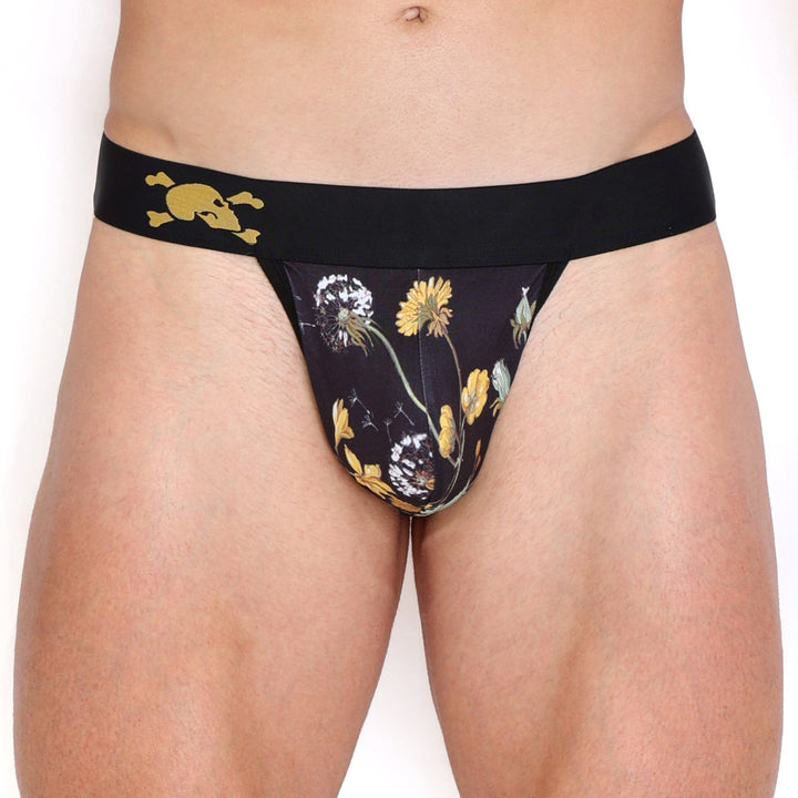 Dandelion Black Thong