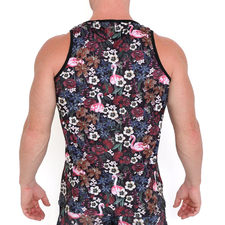 Floral Flamingo Tank