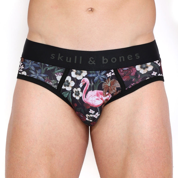 Floral Flamingo Brief