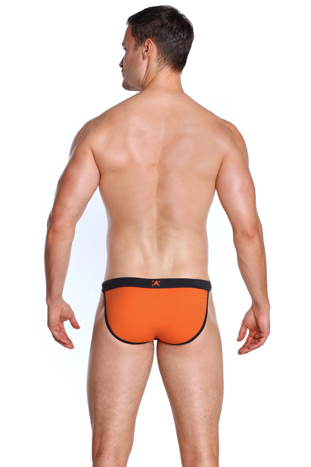 Orange Swim Jock