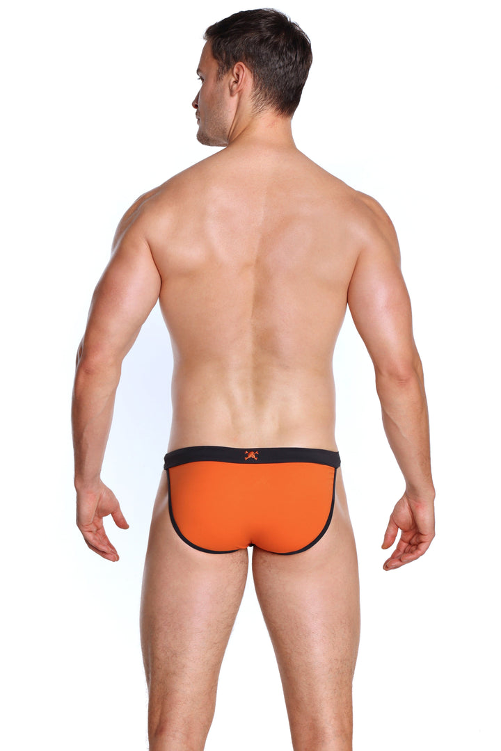 Orange Swim Jock