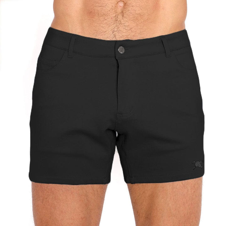 Logo Knit Stretch Short Black